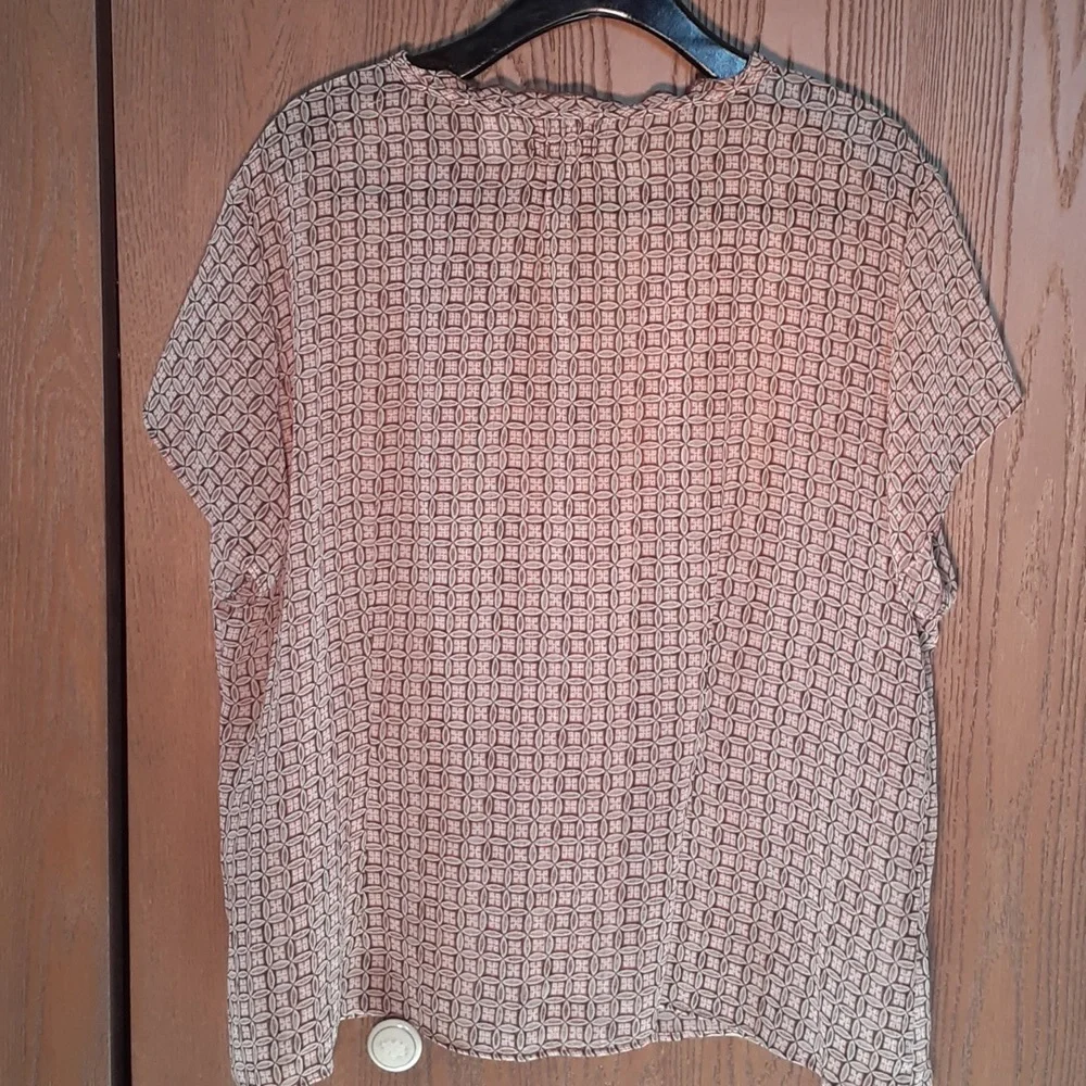 Covington womens sheer boho top size 20W - Picture 4 of 6